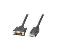 Efb elektronik k5564sw.2 2m displayport dvi-d noir câble vidéo et adaptateur