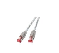 EFB Elektronik K8058.10 Câble Réseau Cat6a S/FTP 10m Blanc - Connecteurs RJ-45 Plaqué Or, 10000 Mbit/s, 500 MHz, Cuivre, LSZH