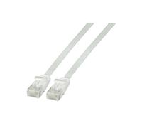 EFB Elektronik K8107WS.2 Câble Réseau Cat6a U/UTP (UTP) Blanc 2m RJ-45 Plaqué Or 10000 Mbit/s 500 MHz AWG 30/7 PVC IEC-60603-7-51 RoHS