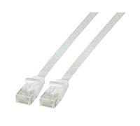 EFB Elektronik K8107WS.2 RJ45 Netzwerkkabel, Patchkabel CAT 6a U/UTP 2.00m Weiß