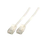 EFB Elektronik K8108SW.1 Câble Réseau Cat6a U/UTP 1m Noir, Connecteurs RJ-45 Plaqué Or, 10Gbps, Conducteur Cuivre, AWG 30/7, Diamètre 3.6mm