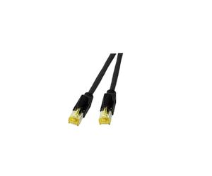 EFB Elektronik K8560SW.20 : Câble réseau 20m RJ45 Cat6a Noir - Connecteurs mâle/mâle - Code douanier 84733080