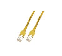 EFB Elektronik K8702.3 : Câble réseau RJ45 S/UTP Cat5e 3m Jaune - Connecteurs RJ-45 Mâle - Câblage 10/100/1000Base-T(X) - AWG26 - RoHS