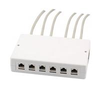 EFB-Elektronik Keystone Distribution Box AP 6/12 Port Surface Mounted Box for Mo