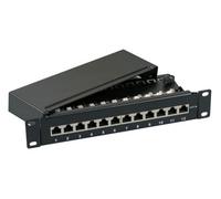 EFB-Elektronik Mini panneau de brassage STP 12xRJ45 Cat.6A, 10- 1UH, RAL9005 noir Fabricant : EFB Elektronik (37737SW.12)