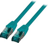 EFB ELEKTRONIK MK6001.1GR S/FTP Patch Cable, Cat 6A, Green, 1 m, Green, 1M, star