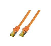EFB Elektronik MK7001.15O Câble Réseau Cat6a S/FTP 15m Orange - Connecteurs RJ-45 Plaqué Or, 10GBase-T, 10000 Mbit/s, LSZH, AWG 26/7