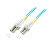 O0312.1 - Cavalier Duplex, LC-LC, 50 / 125 µ, 1 m, OM3, turquoise