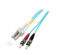 EFB Elektronik O0313.0,5 câble InfiniBand et à fibres optiques 0,5 m LC ST Turquoise