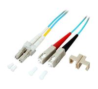EFB Elektronik o0314.0,5 0.5 m 2 x LC 2 x LC Turquoise Câble de Fibre Optique - Câble de Fibre Optique (2 x LC, 2 x LC, Turquoise, Male Connector/Male Connector, OM3, multimode) G