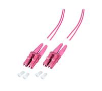 EFB Elektronik O0319.5-1.2 Câble Fibre Optique OM4 5m 2xLC/2xLC 50/125µm Full Duplex LSZH Violet Ø1.2mm RoHS IEC-60754-2