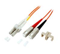 EFB Elektronik O0320.0,50 câble InfiniBand et à fibres optiques 0,5 m LC SC Orange