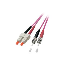 EFB Elektronik O0347.10 câble InfiniBand et à fibres optiques 10 m ST SC Violet