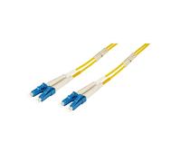 EFB Elektronik O0350.10 : Câble Fibre Optique OS2 10m LC/LC 9/125µm Jaune, Full Duplex, Code SH 85447000