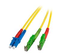 EFB Elektronik O0937.0,5 Câble InfiniBand/fibre optique 0,5 m E-2000 (LSH) LC jaune (O0937.0,5)