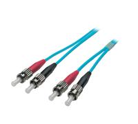 EFB Elektronik O7013.0,5 câble InfiniBand et à fibres optiques 0,5 m ST Turquoise
