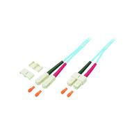 EFB Elektronik O7413.1 : Câble Fibre Optique OM3 1m, Connecteurs SC/SC, 50/125µm, Full Duplex, Bleu. Conforme Code Système Harmonisé 85447000.