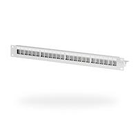 EFB-Elektronik Panneau de distribution 19" 1U, 24 ports, gris, sans Keystone