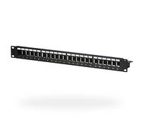 EFB-Elektronik Panneau de distribution 19" 1U, 24 ports, noir, sans Keystone