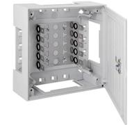 EFB Elektronik plastiqueverteiler BOX II BOX II avec Vorreiber 5 LSA-Leisten 2/10 46025.1 Inhalt:
