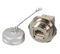 EFB-Elektronik Prise encastrée IP67, M25, RJ45 Cat.6A E-20070, pour câble Cat.5/6/7 Fabricant : EFB Elektronik (IP67EBRJ45KSFL)