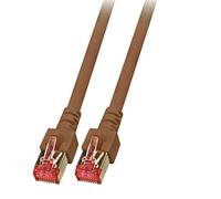 EFB-Elektronik Rhinocables Câble RJ45 S/FTP Cat. 6 LSZH Marron 1,5 m