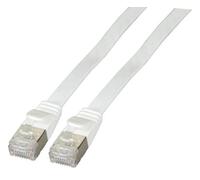 EFB K5545WS.3 - Câble à patch plat catégorie 6a, U/FTP, 3 m, blanc