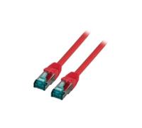 EFB-Elektronik RJ45 Patch Cable Cat.6A S/FTP FRNC 30 m Red red 30 m