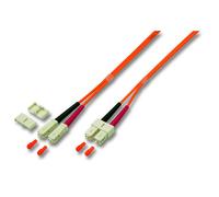 EFB Elektronik SC/SC 50/125µ 1m câble InfiniBand et à fibres optiques Beige, Noir, Orange, Rouge