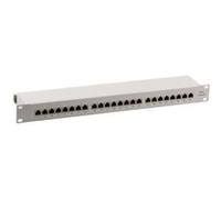 EFB-Elektronik Tableau de connexions montable sur rack RJ-45 X 24 noir, RAL 9005 1U 19 G