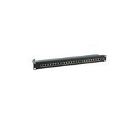 EFB-Elektronik Tableau de connexions RJ-45 X 24 noir, RAL 9005 1U 19 G