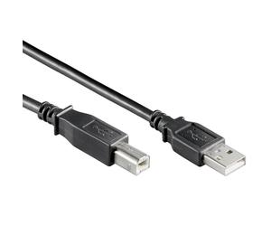 EFB-Elektronik USB2.0 Anschlusskabel A-B, St.-St., 0,5m, schwarz, Classic