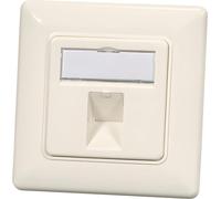 EFB ET-25087V2 EFB Rahmenset 1-Port, für Keystones, DIN49075, weiß