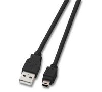 EFB USB 2.0 Cable A - Mini B (5-Pin), Male - Male, 0.5 m, Black, Classic