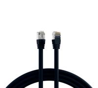 EFB K2460.10 EFB RJ45 Câble patch S/FTP,Cat.6,PVC,embout court,UL,10m,sw