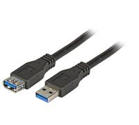 EFB K5268SW.3 EFB USB3.0 Verlängerungskabel A-A,St-Bu,3,0m,schwarz,Classic