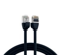 EFB K5547SW.0,5 EFB Câble patch RJ45 U/FTP,Cat.6A,TPE 4,0mm ultraflex,0,5m,sw