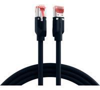 EFB K8050.1 EFB RJ45 Patchcable S/FTP,Cat.6A,TM21,UC900,1m,noir