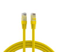 EFB K8095.25 EFB RJ45 Patchkabel U/UTP, Cat.5e, PVC, CCA, 25m, gelb