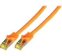 EFB MK7001.3O EFB RJ45 Patchcable S/FTP,Cat.6A,LSZH,Cat.7 Corner,3m,orange