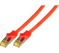 EFB MK7001.3R EFB RJ45 Patchcable S/FTP,Cat.6A,LSZH,Cat.7 Corner,3m,rot