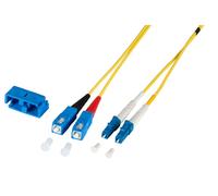EFB O0360.30 EFB Duplex Jumper LC-SC 9/125, OS2, LSZH, gelb, 2.0mm, 30m