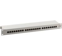 EFB Patchpanel STP 24xRJ45 Cat.6A, 19" 1HE, schwarz