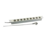 EFB RAL7035 Bloc multiprise 1 HE 9 x CEE 7/3 19"