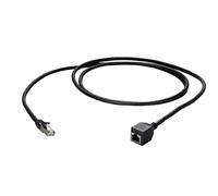 EFB K5546SW.1 - Rallonge de câble patch, Cat. 6A, noire, 1 m
