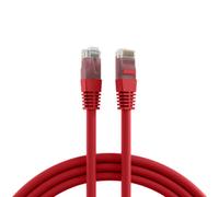EFB RJ45 Patchkabel U/UTP, Cat.5e, PVC, CCA, 3m, rot