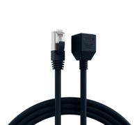 EFB RJ45 Patchkabelverl. S/FTP, Cat.6A, AWG26, LSZH, 1m, sw