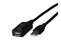EFB Elektronik K5263.5V3 : Câble USB 5m, USB A Mâle vers USB A Femelle, Noir, Connecteurs Droit, Réf: K5263.5V3