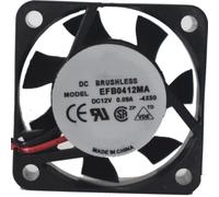 EFB0412MA 4010 Ultra Thin Fan, DC12V 0.09A Super Low Power 2-Wire Micro Silent Fan