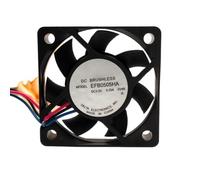 EFB0505HA 5010 DC5V Fan, 3-Wire Tach Dual Ball Raspberry Pi Notebook 3D Printer Fan